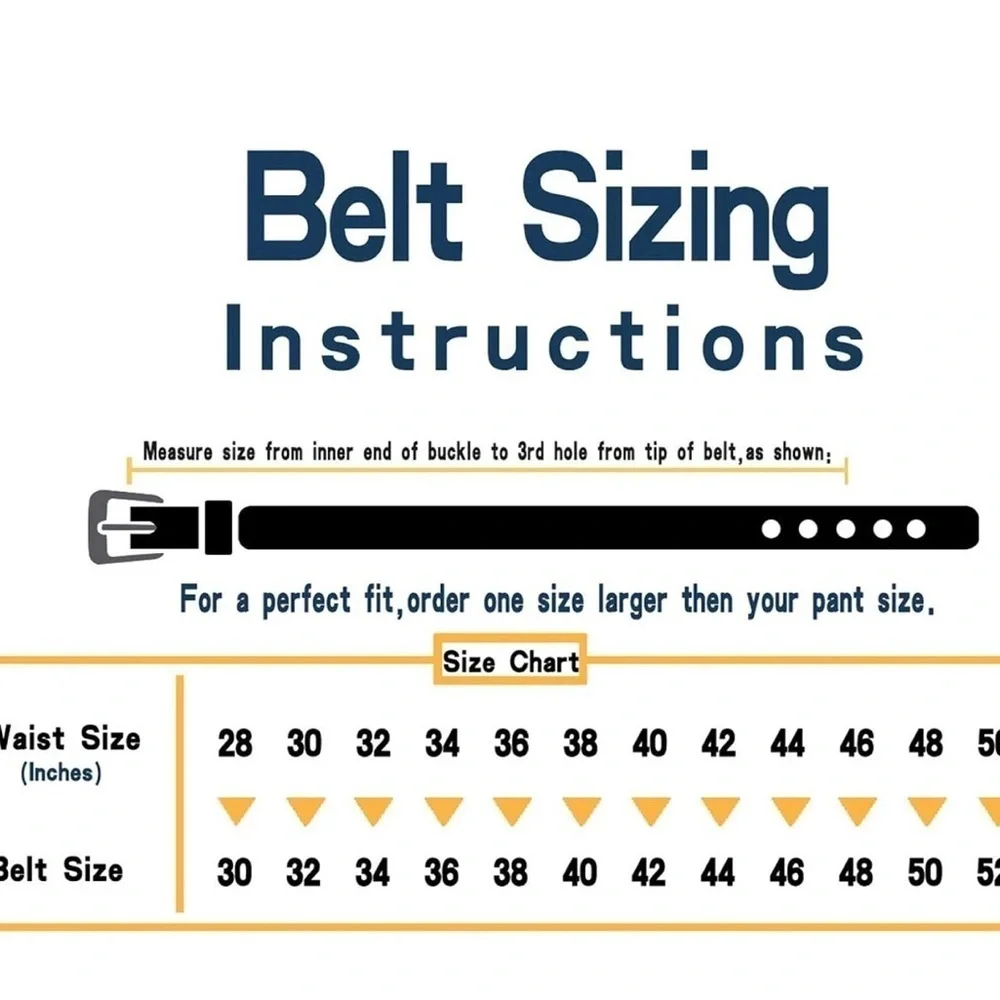 Mens Belt, Genuine Leather Dress Belt 1 1/4